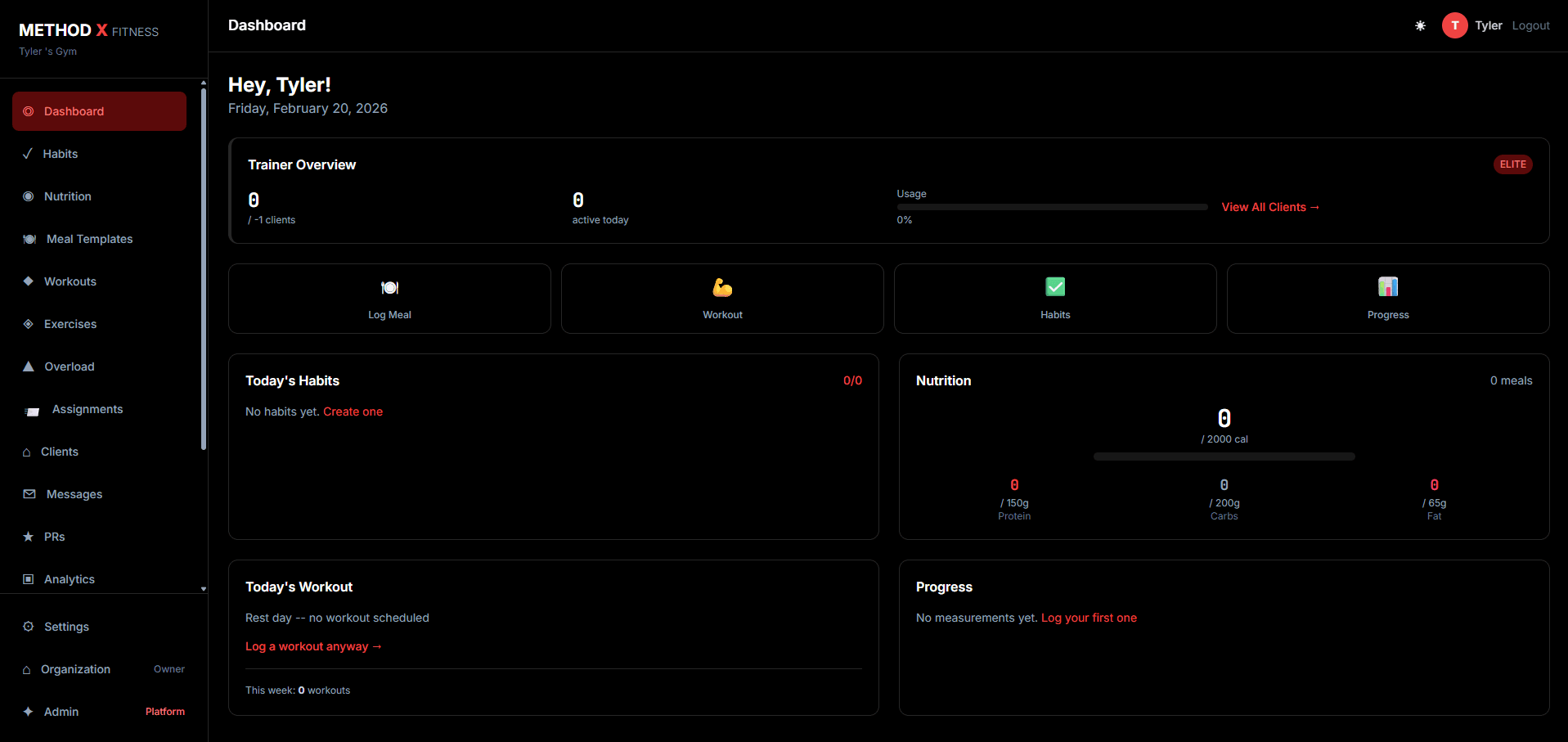 Method X Fitness screenshot 1